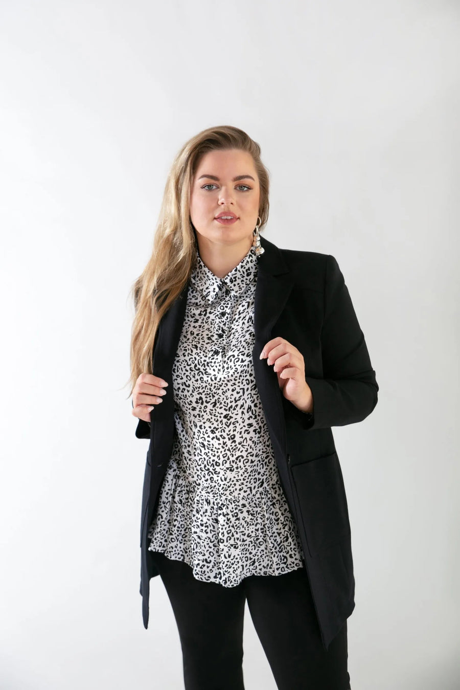 Bluse mit Leo - Print Tara - Wildflowers44