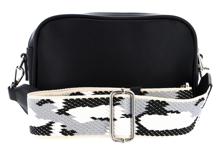 1036 - 495 - 01Fair produzierte Hede Box Crossbody schwarz von Seidenfelt - Wildflowers