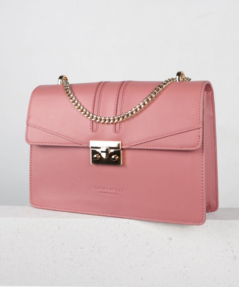 Fair produzierte Tasche Roros Big in rosa von Seidenfelt - WildflowersRosa