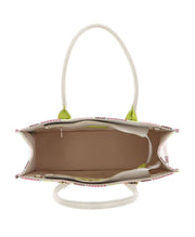 1054 - 595Fair produzierter Shopper Seidenfelt Hulu Bunt gestreift - WildflowersBunt