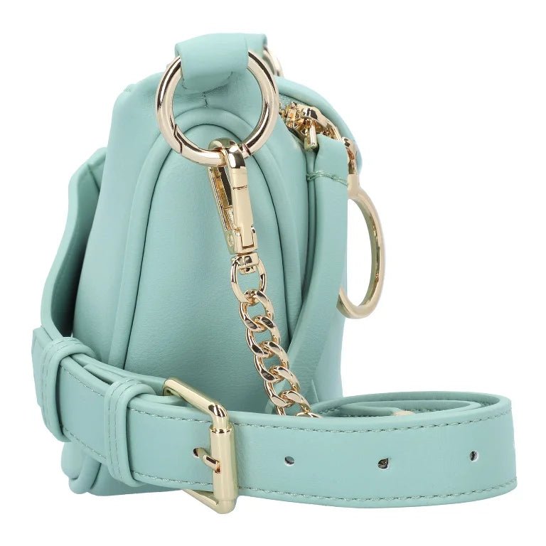 1025 - 283Fair produzierter, sportlicher Crossbody Bag Skien von Seidenfelt - Wildflowersaqua mint/gold