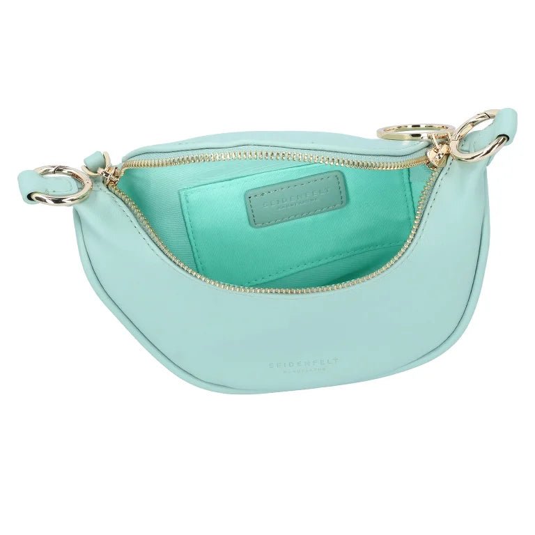 1025 - 283Fair produzierter, sportlicher Crossbody Bag Skien von Seidenfelt - Wildflowersaqua mint/gold