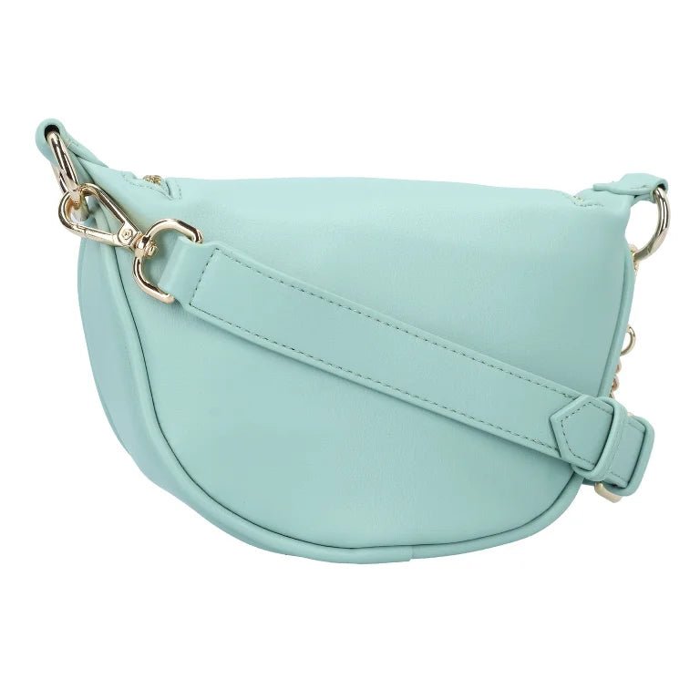1025 - 283Fair produzierter, sportlicher Crossbody Bag Skien von Seidenfelt - Wildflowersaqua mint/gold