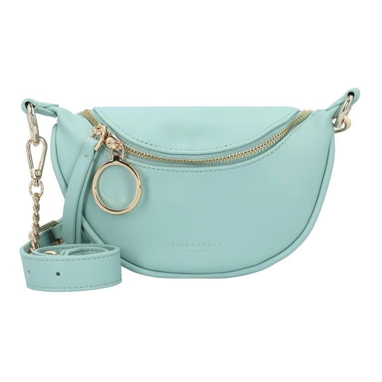 1025 - 283Fair produzierter, sportlicher Crossbody Bag Skien von Seidenfelt - Wildflowersaqua mint/gold