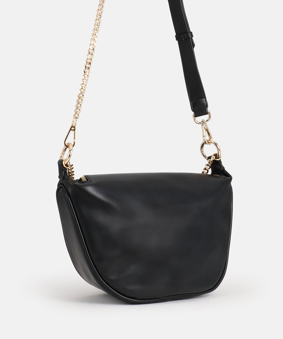 SET51H0FE - Q11Fair produzierter, sportlicher Crossbody Bag Skien von Seidenfelt - Wildflowersblack/gold