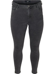 J10181AKurzgröße Jeans grau Denim Skinny Jluna Zizzi - Wildflowers44/30"Grau
