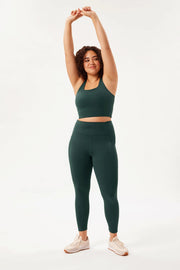 4007Sportleggings Girlfriend Collective - Wildflowers2 XL (46)Dunkelgrün