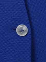 663864Blauer Blazer mit 3 Knöpfen Via Appia Due - Wildflowers44Blau