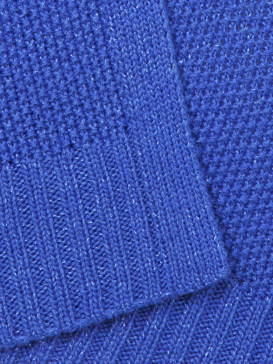 Blauer Glitzer Cardigan Via Appia Due - Wildflowers44Blau