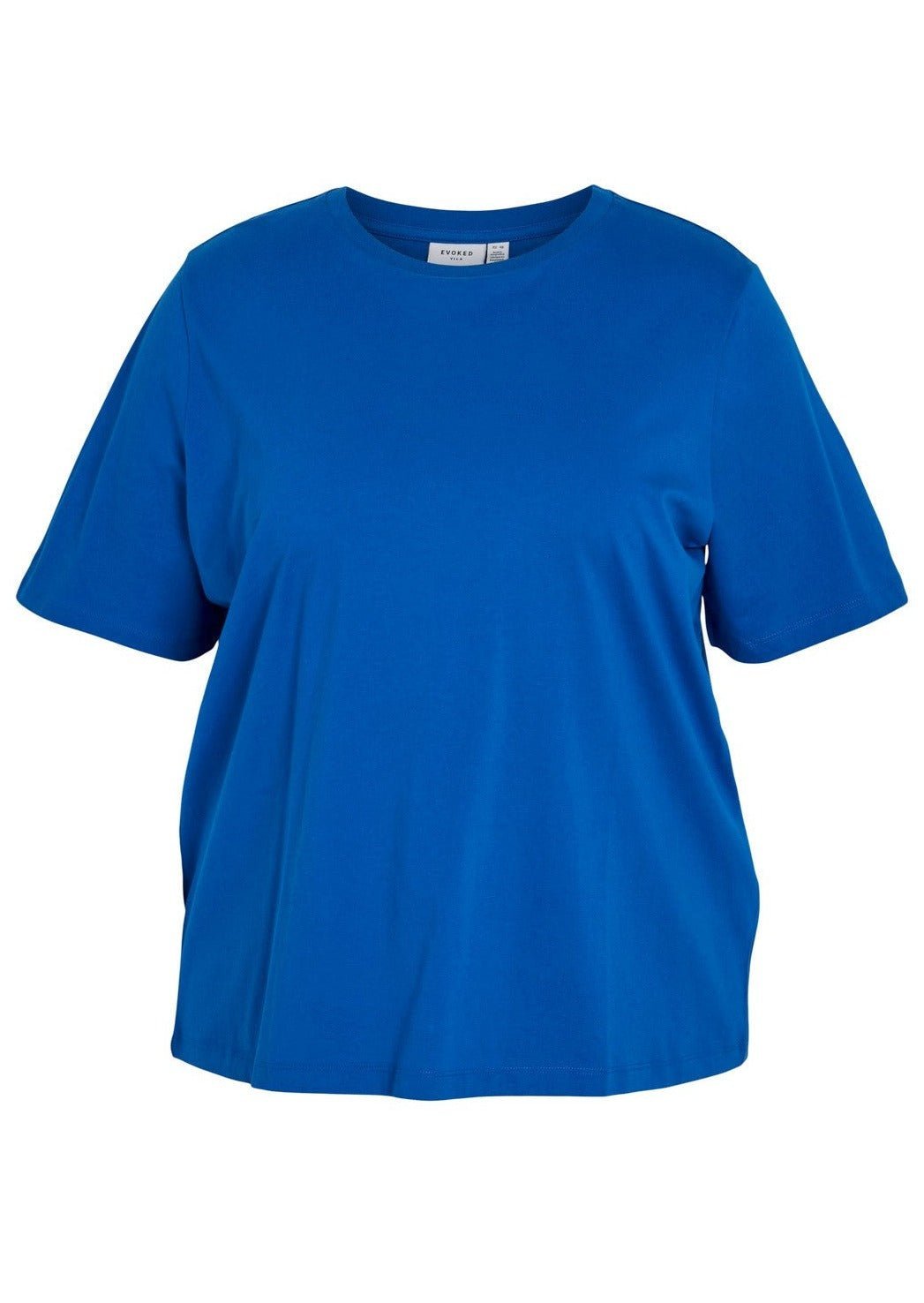 14092956Blaues T-Shirt mit Rundhals Ausschnitt Visybill - Wildflowers46Blau