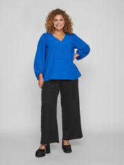 14092935Bluse Vipec Blau - Wildflowers46Blau