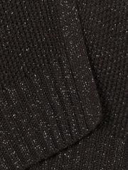 663401Dunkelgrauer Glitzer Cardigan Via Appia Due - Wildflowers44Dunkelgrau