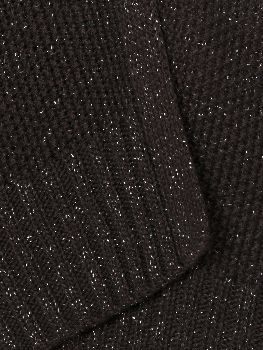 663401Dunkelgrauer Glitzer Cardigan Via Appia Due - Wildflowers44Dunkelgrau