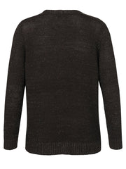 663401Dunkelgrauer Glitzer Cardigan Via Appia Due - Wildflowers44Dunkelgrau