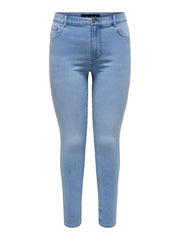 15313220Helle Straight leg Jeans Caraugusta - Wildflowers44Mittelblau
