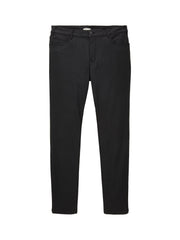1040106High Waist Skinny Jeans Schwarz beschichtet - Wildflowers46Schwarz