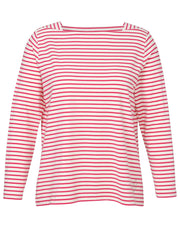 Langärmliges T-Shirt mit pinken Streifen - Wildflowers44