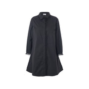 S236864Langbluse Petra mit Broderie Anglaise - WildflowersS (42/44)Schwarz
