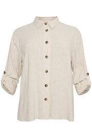 10580875Leinen Bluse langarm Liloa Kaffe Curve - Wildflowers44