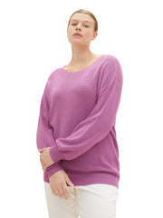 104004176Lila Viskose-Mix Pullover Tom Tailor - Wildflowers44Lila