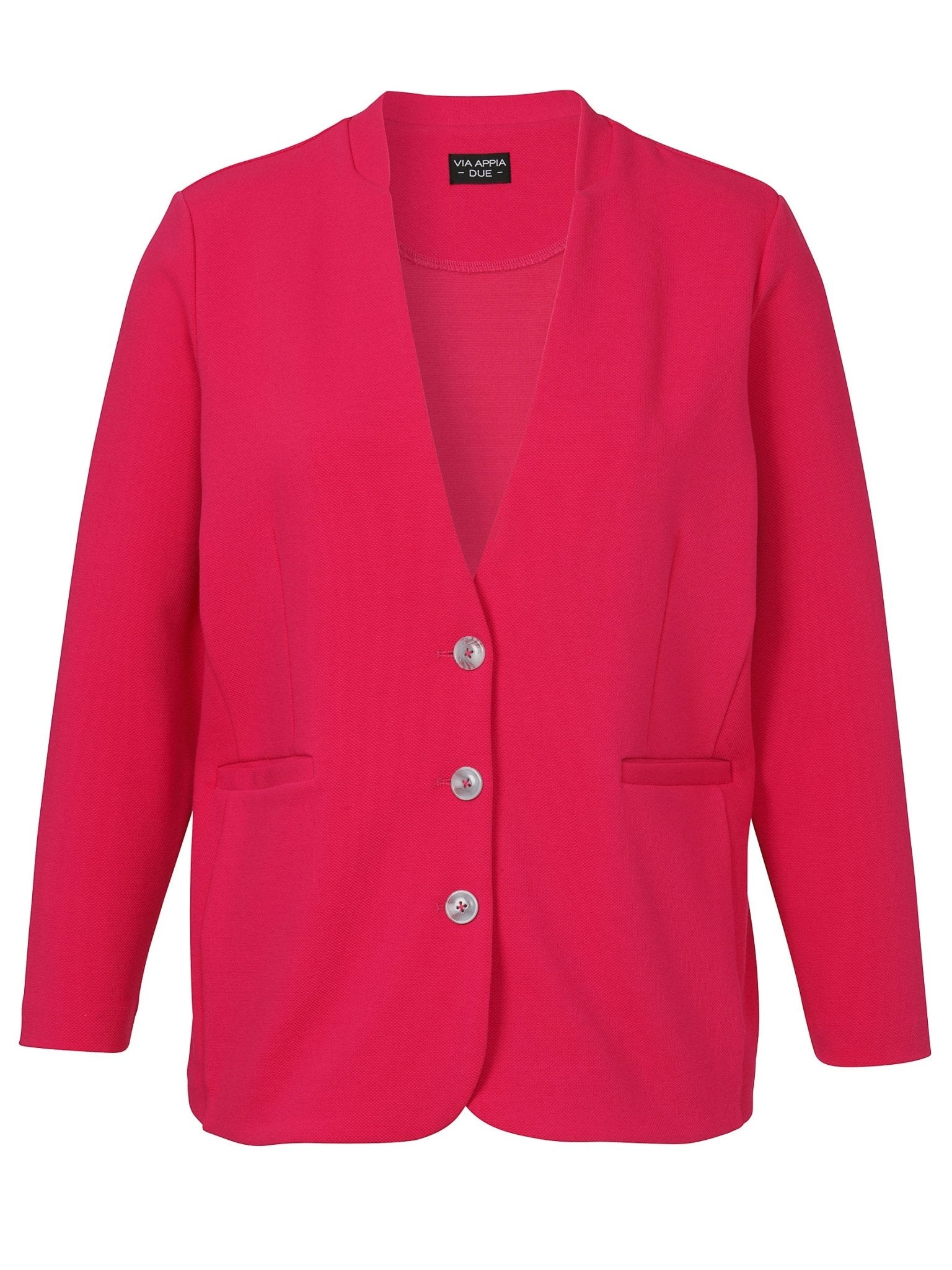 Pinker Blazer mit 3 Knöpfen Via Appia Due - Wildflowers44Pink