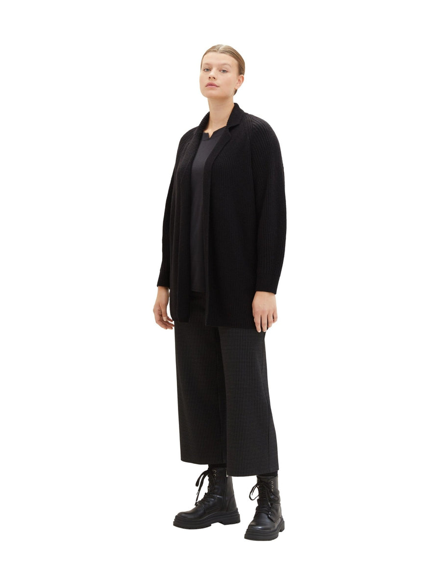 1041168Raglan Cardigan Schwarz - Wildflowers44Schwarz