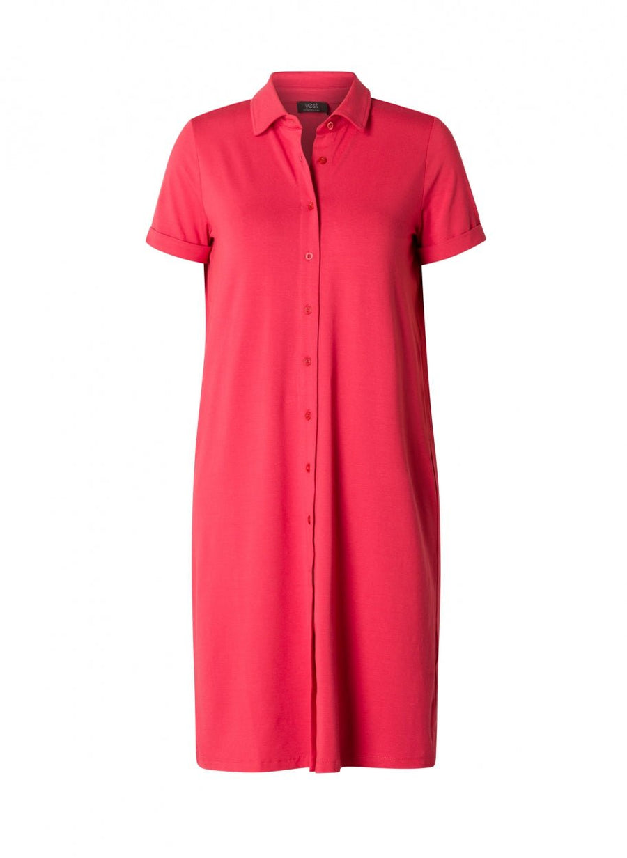A004454Rotes Kleid mit kurzen Ärmeln Yesta Ylvilie - Wildflowers44Rot
