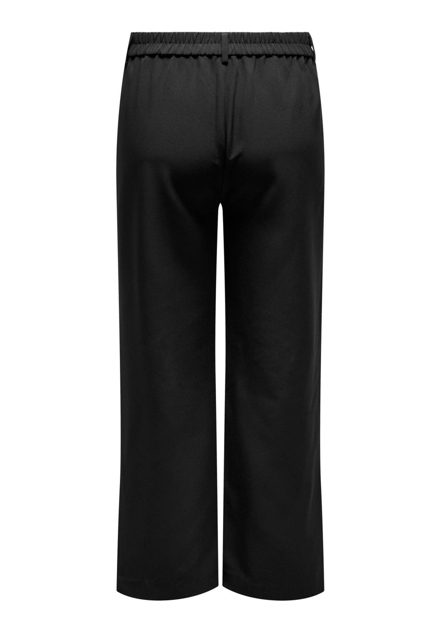 15300118schwarze Gerade geschnitte Hose Lana - Wildflowers42