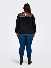 15307081Schwarze Spitzenbluse Beatryce - Wildflowers44Schwarz