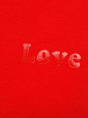 2461710Sweatshirt Love rot Frapp - Wildflowers44Rot