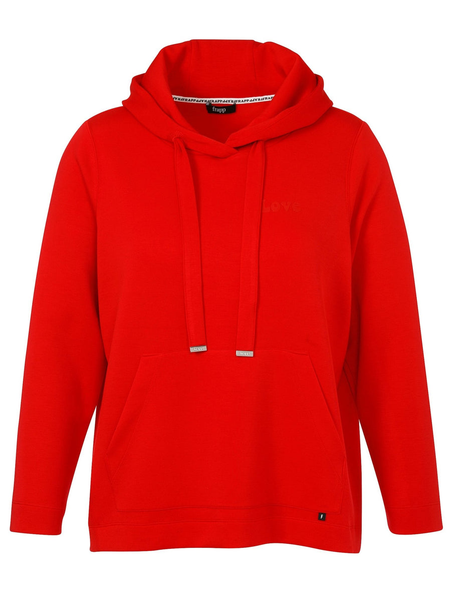 2461710Sweatshirt Love rot Frapp - Wildflowers44Rot