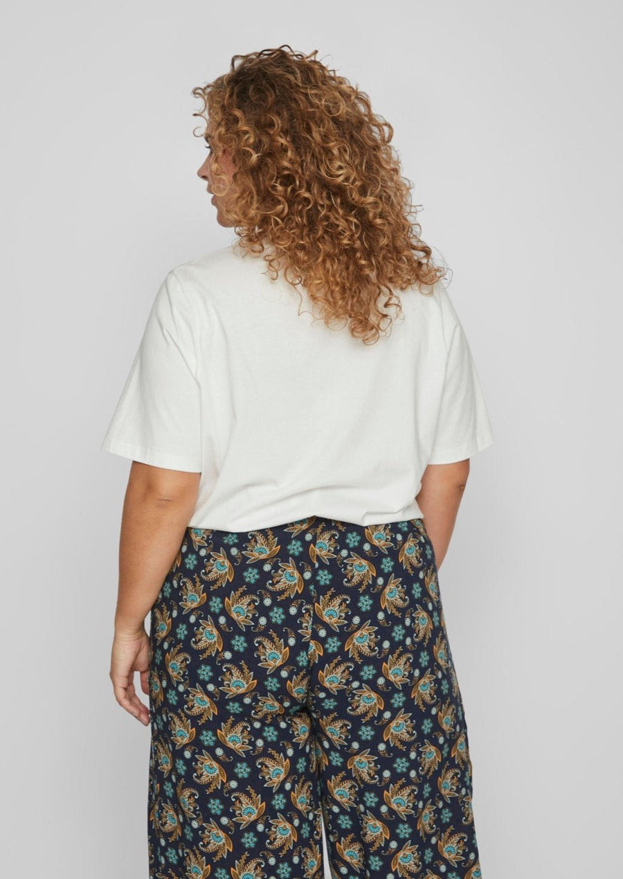 14092956T-Shirt mit Rundhals Ausschnitt Visybill - Wildflowers46Blau
