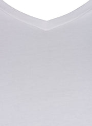5711287522929T-Shirt mit V-Ausschnitt Hannah Zizzi weiß - WildflowersS (42/44)weiß