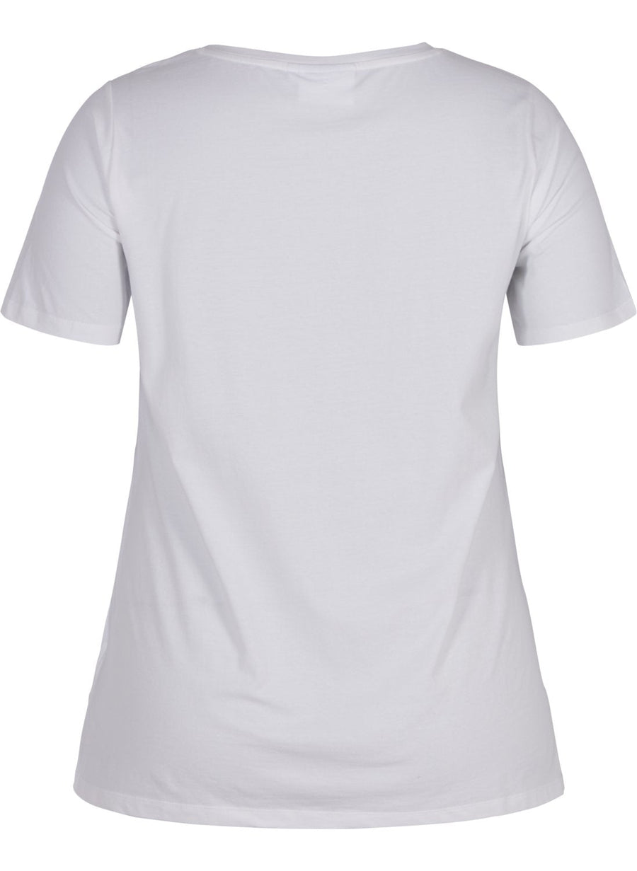 5711287522929T-Shirt mit V-Ausschnitt Hannah Zizzi weiß - WildflowersS (42/44)weiß