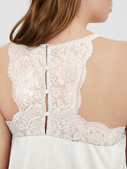 10240783Top mit Spitze Mana - WildflowersS (42/44)Weiß