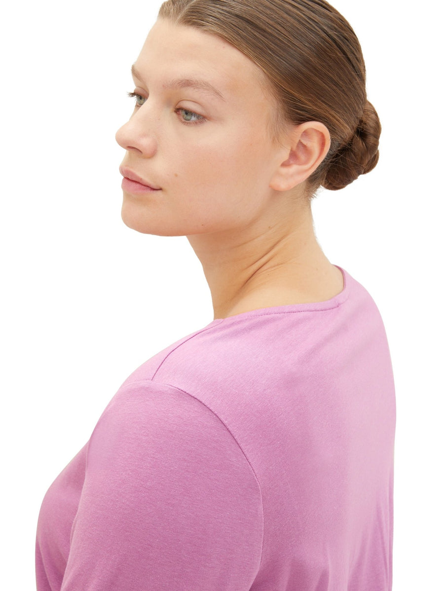 1040052Zyklames Langarmshirt mit Karreeausschnitt - Wildflowers44Lila